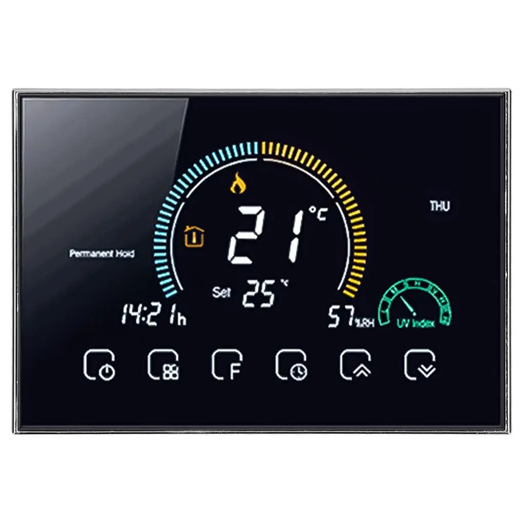 

WIFI Thermostat Intelligent Programmable Thermostat Voice Application Control LCD Water Gas Boiler Heating Temperature Regulator