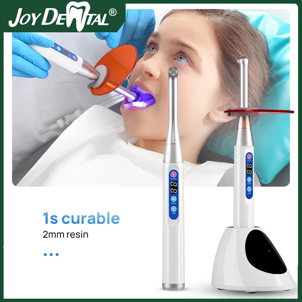 

Dental Wireless Curing Lamp Led Dental Photopolymerizer 1s Cure Light 2400mW/cm² Intensity Dentistry Resin Solidify Tools