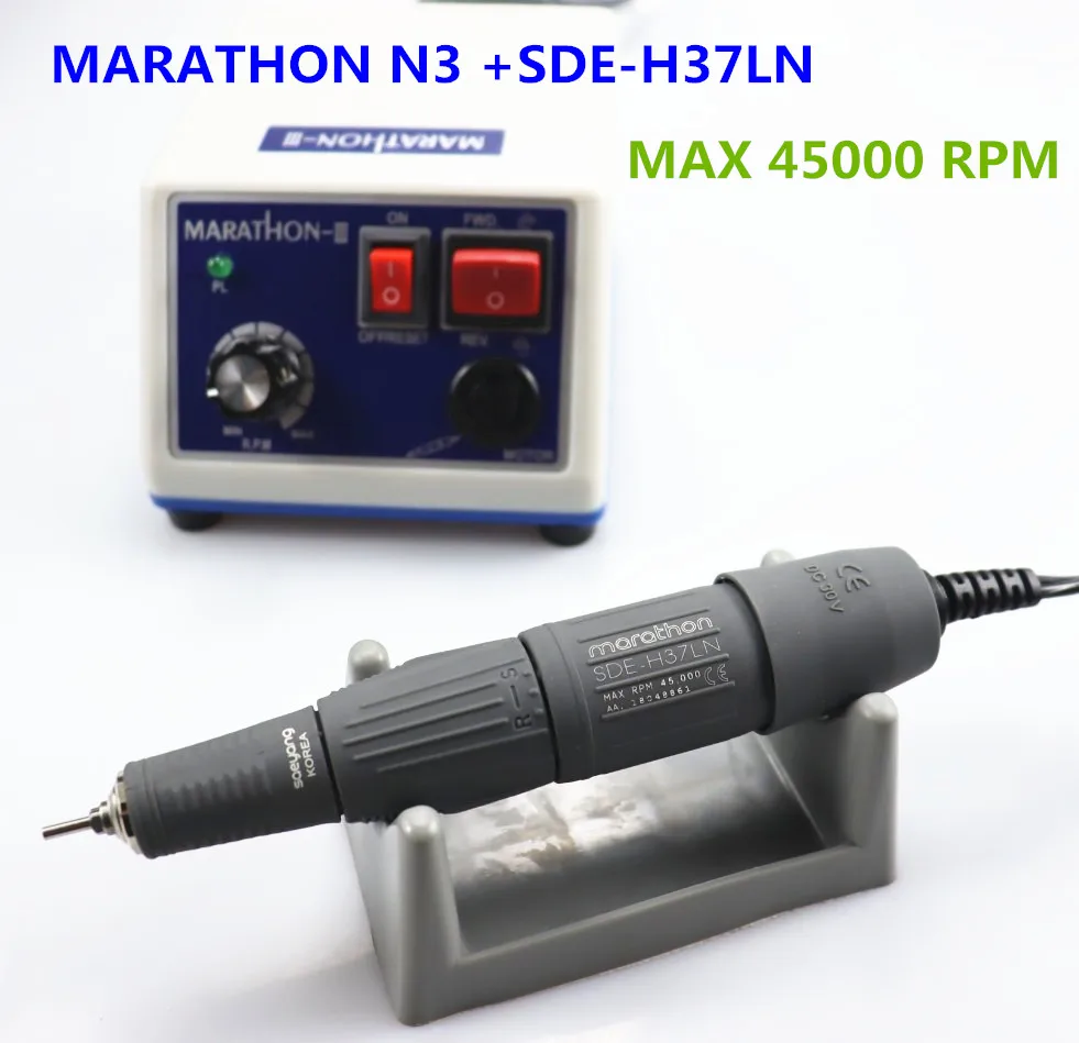 Микромотор Dental LAB Marathon N3 микромотор 35000 об/мин наконечник лабораторное