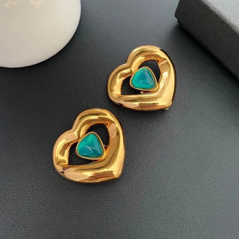 Серьги модные индивидуальные темпераментные легкие роскошные овальные в стиле