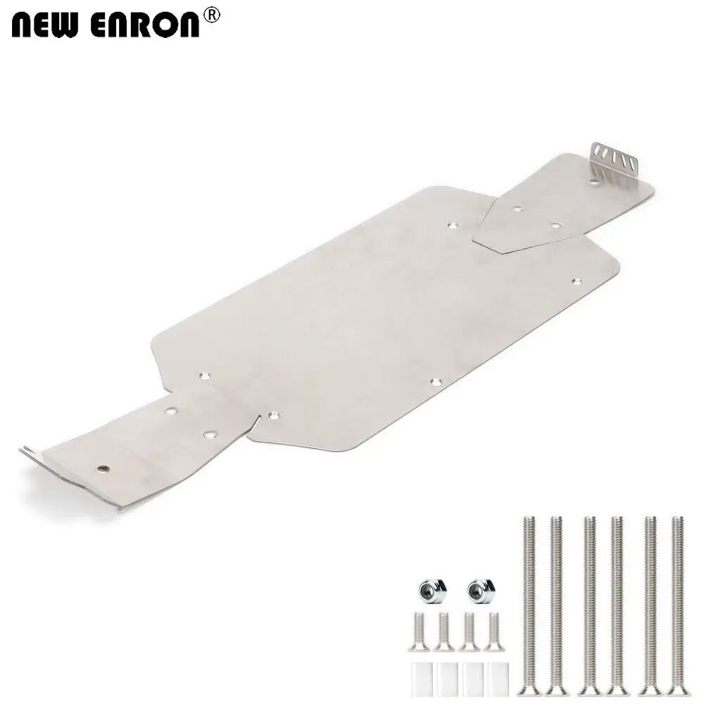 

3Pcs NEW ENRON Stainless Steel Chassis Armor Skid Plate Guard for 1/10 Arrma 3S SENTON VORTEKS 1:10th scale regular