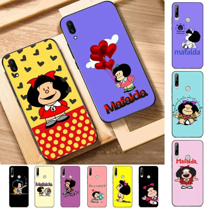 

Mafalda Phone Case for Huawei Y 6 9 7 5 8s prime 2019 2018 enjoy 7 plus
