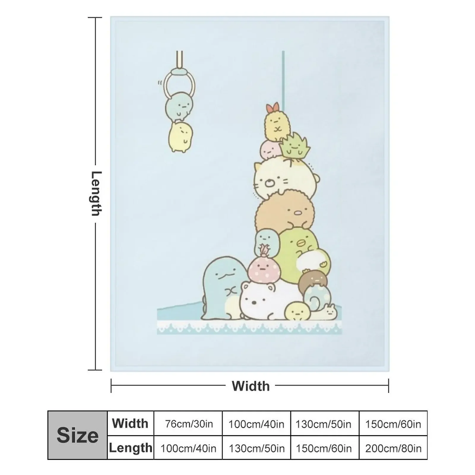 Одеяло Sumikko Gurashi теплое очень большое индивидуальный подарок теплые зимние