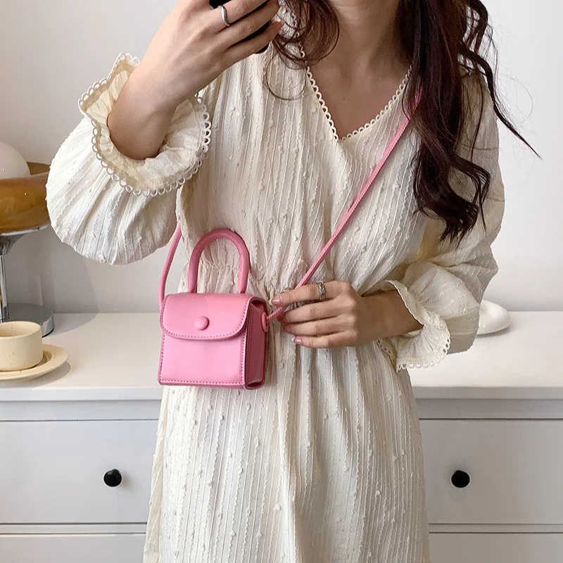 Girls Super Mini Lipstick Purse and Handbags 2023 Summer Luxury Designer Crossbody Bag Women Shoulder Side Bags Party Totes