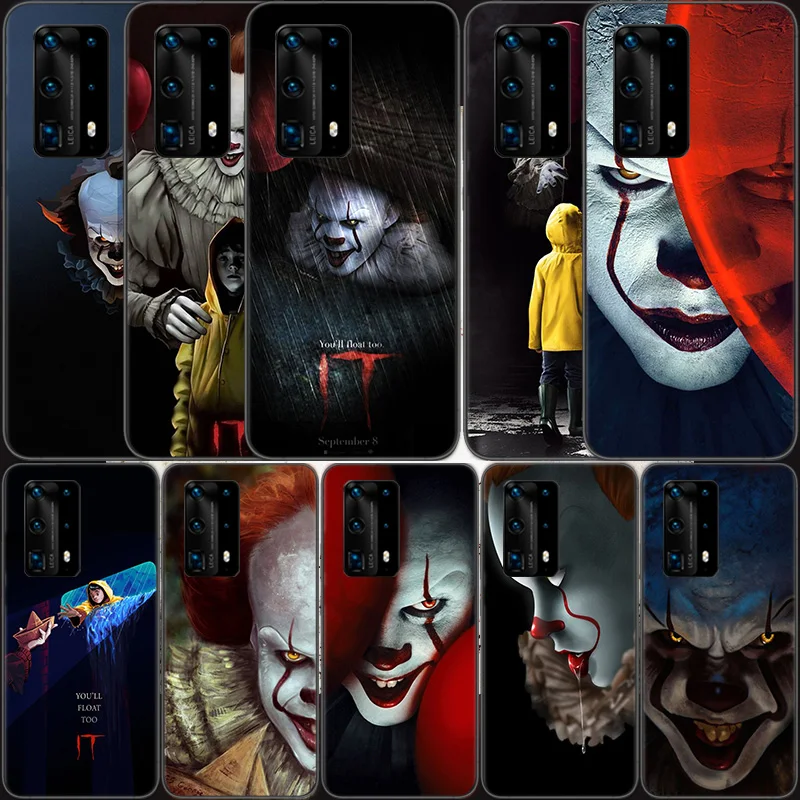 

Horrible Movie Pennywise Phone Case For Huawei Mate 30 Lite 20 10 40 Pro P50 Pro P40 P30 Lite P20 P10 Coque Cover Capa Shell
