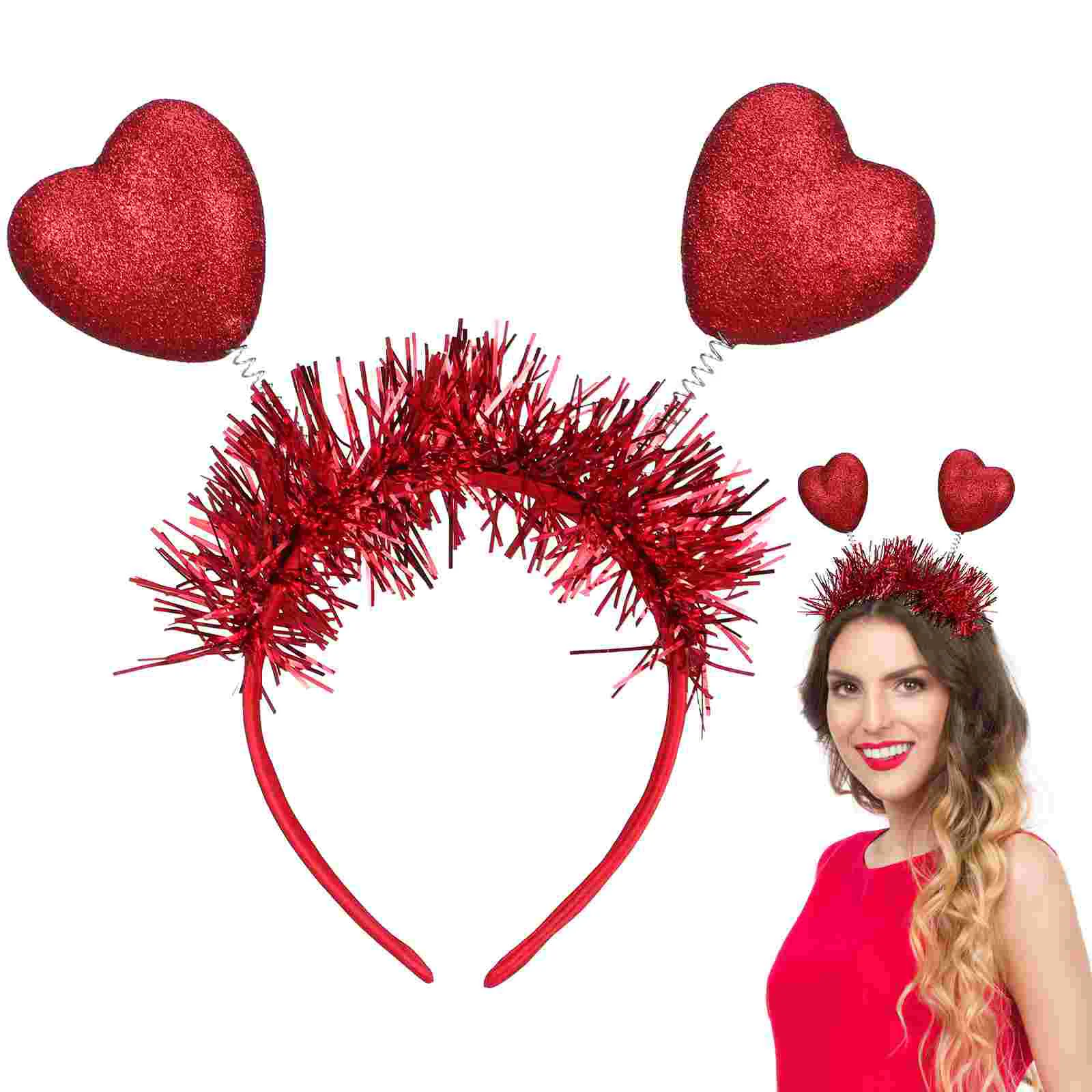 

Valentine Headbands Heart Cupid Adults Accessories Photo Booth Props Hair Headpieces Women's