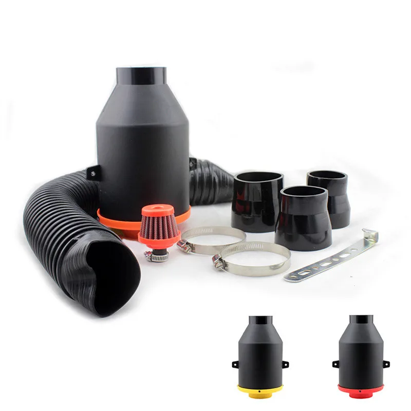 

76mm 3inch Carbon Fiber Air Filter Automobiles Air Filter Air Filter Car Intake Modified Bellows Can Be Cleaned Reused