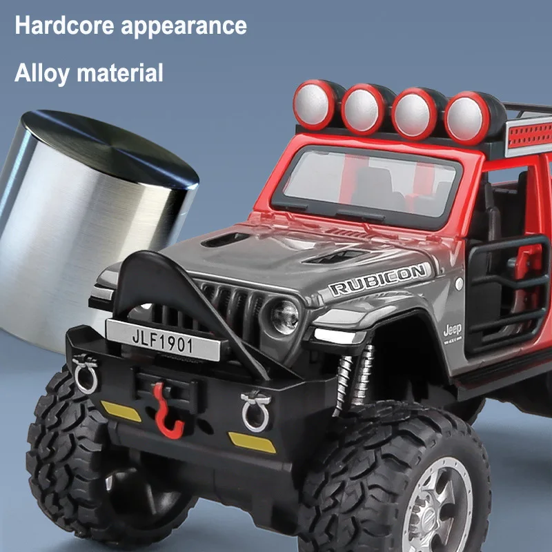 Модель автомобиля Jeep Gladiator 1:28 модель из сплава с большими шинами игрушечный