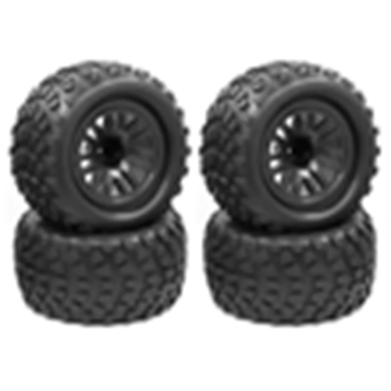 

4PCS 130MM 1/10 Monster Truck Rubber Tire Tyre 12Mm Wheel Hex For Traxxas Arrma Redcat HSP HPI Tamiya Kyosho RC Car
