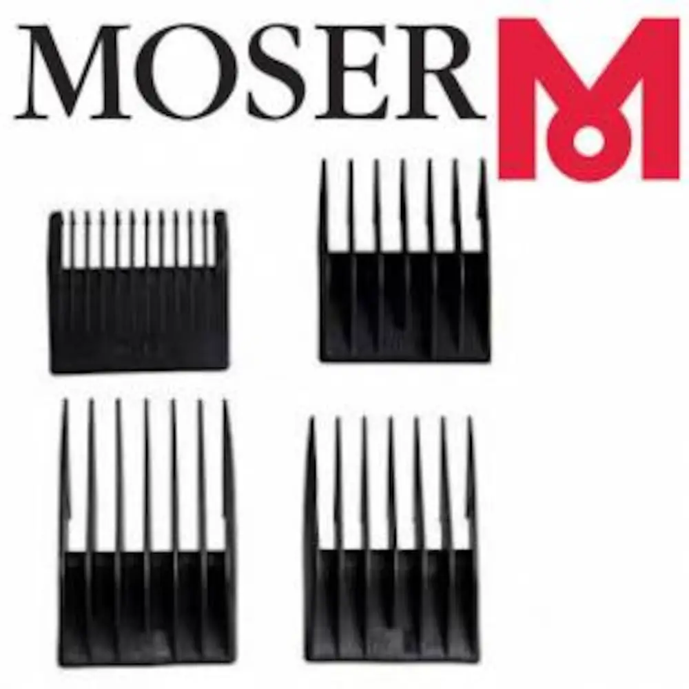 Moser Fyc 1400 - 050 Shaving Machine compatible Comb Set-4 Different Size Comb (1-3mm, 2-6mm, 3-9mm and 4-12mm)