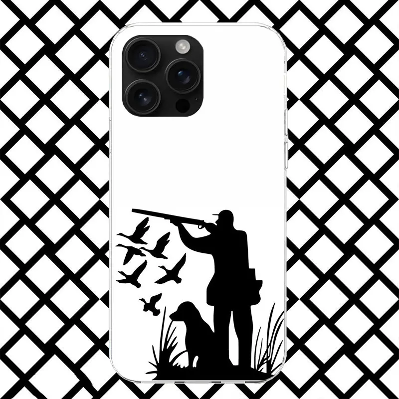 Фото Чехол для телефона «Hunting Fishing Man» для iPhone 17 Air 16 16E 15 14 Plus 13 Mini 12 11 Pro Max 7 8 + SE 2020 Soft Cover Fundas №4