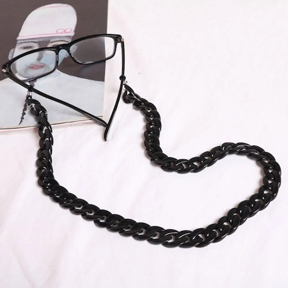 

Creative Acrylic Glasses Chain Adjustable Eyeglasses Lanyard Amber Anti-slip Sunglasses Cord Holder Tool Glasses Accessories