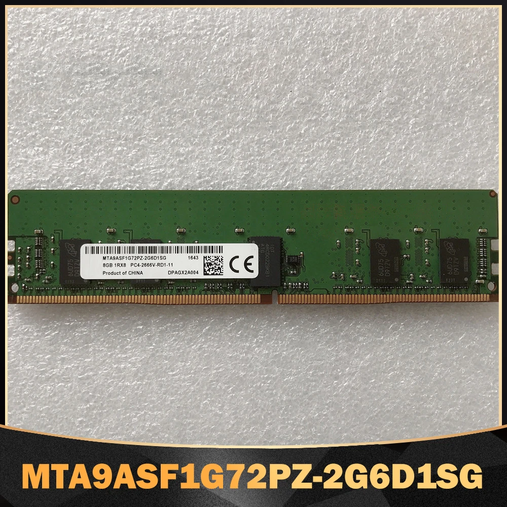 

1 шт., 8 ГБ, 1RX8, Φ DDR4 2666, Серверная память для MT PC4-2666V