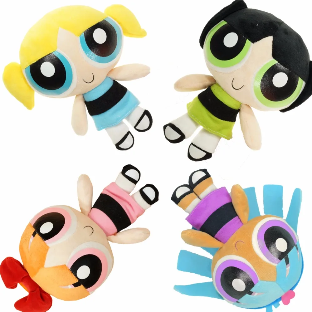 

Disney Cute 20cm The Powerpuff Girls Plush Doll Toys Soft Stuffed Dolls for Kids Gifts