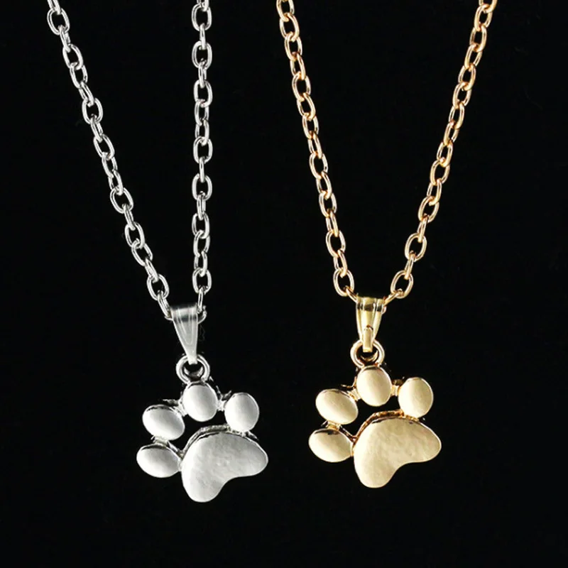 

Fashion Necklaces 2022 Woman Jewelry Cute Animal Cat Paw Paw Necklace for Women Free Shipping Items Gift Accessories