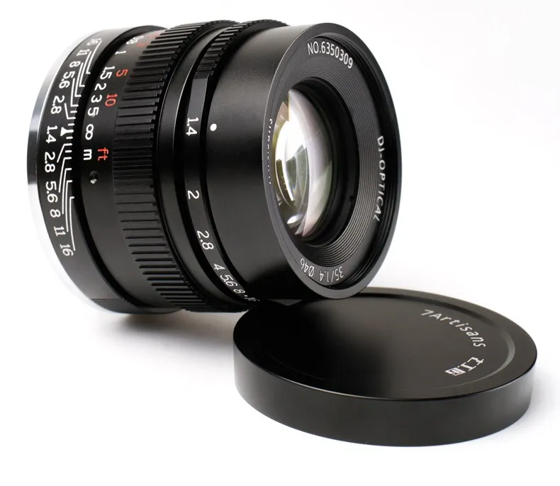 

7artisans 35 мм F1.4 Полнокадровый объектив с ручной фиксацией для Sony E-mount A7 A7II A7RII A7S A7SII A7III A7RIII A6500 камера