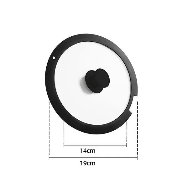 

Пищевая силиконовая сменная крышка для сковороды, универсальная крышка кастрюли из закаленного стекла для сковородок 18/20/26...