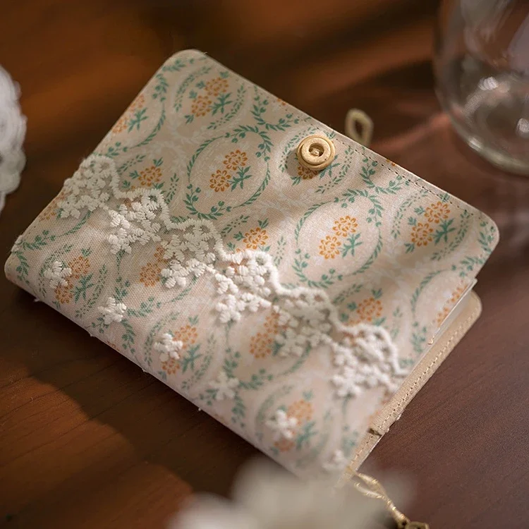 

Винтажный хлопковый блокнот А5, А6, А7, розовый