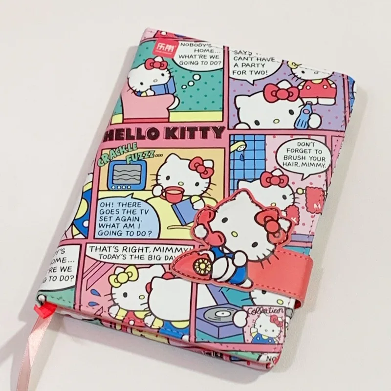 Аниме Sanrio Hello Kitty блокнот Cinnamoroll Pochacco B6 журнал с магнитной застежкой книга