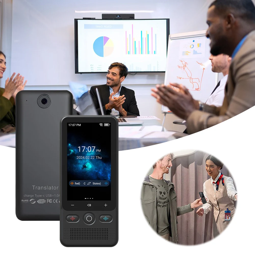 Портативный мгновенный переводчик Chatgpt/онлайн/офлайн/запись/перевод фотографий
