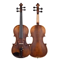 violin pure handmade solid wood tiger pattern professional grade examination