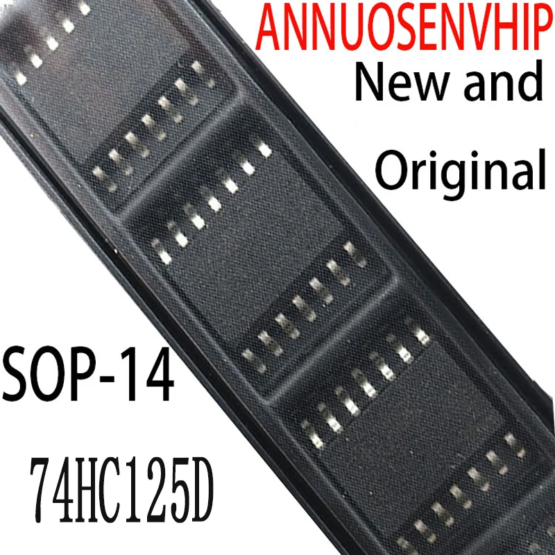 10 шт. Новый и оригинальный SOP14 74HC125 SOP SN74HC125DR SOP-14 SN74HC125 SMD IC 74HC125D