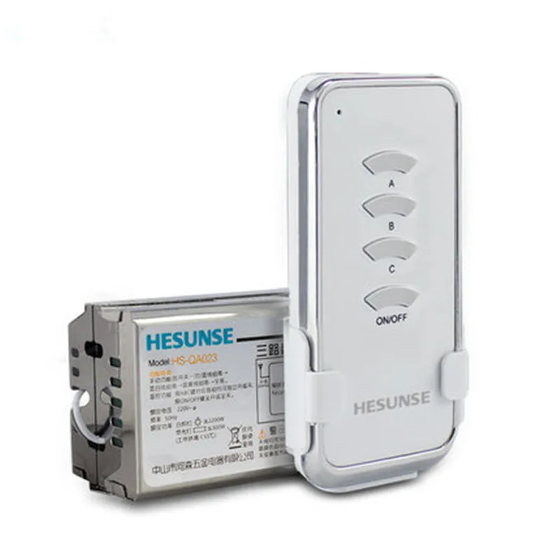

Three Ways 220V 315mhz 10A Wireless RF Remote Control Switch With Wall Switch Function