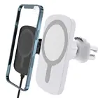 15 Вт магнитный автомобильный держатель для беспроводного зарядного устройства для серии magsafe IPhone 12 13 Pro Max, автомобильный мини-держатель для быстрой зарядки телефона