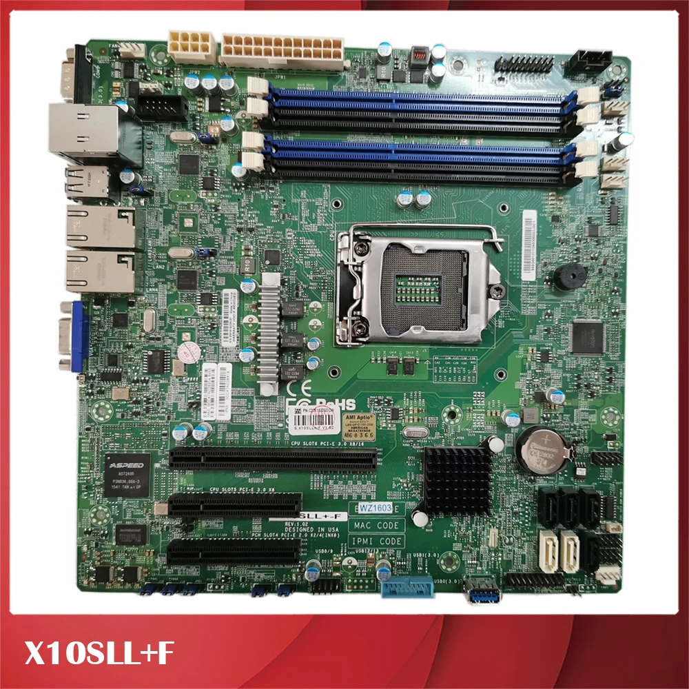 

Original Server Motherboard For X10SLL+F LGA1150 E3-1200 V3 Good Quality