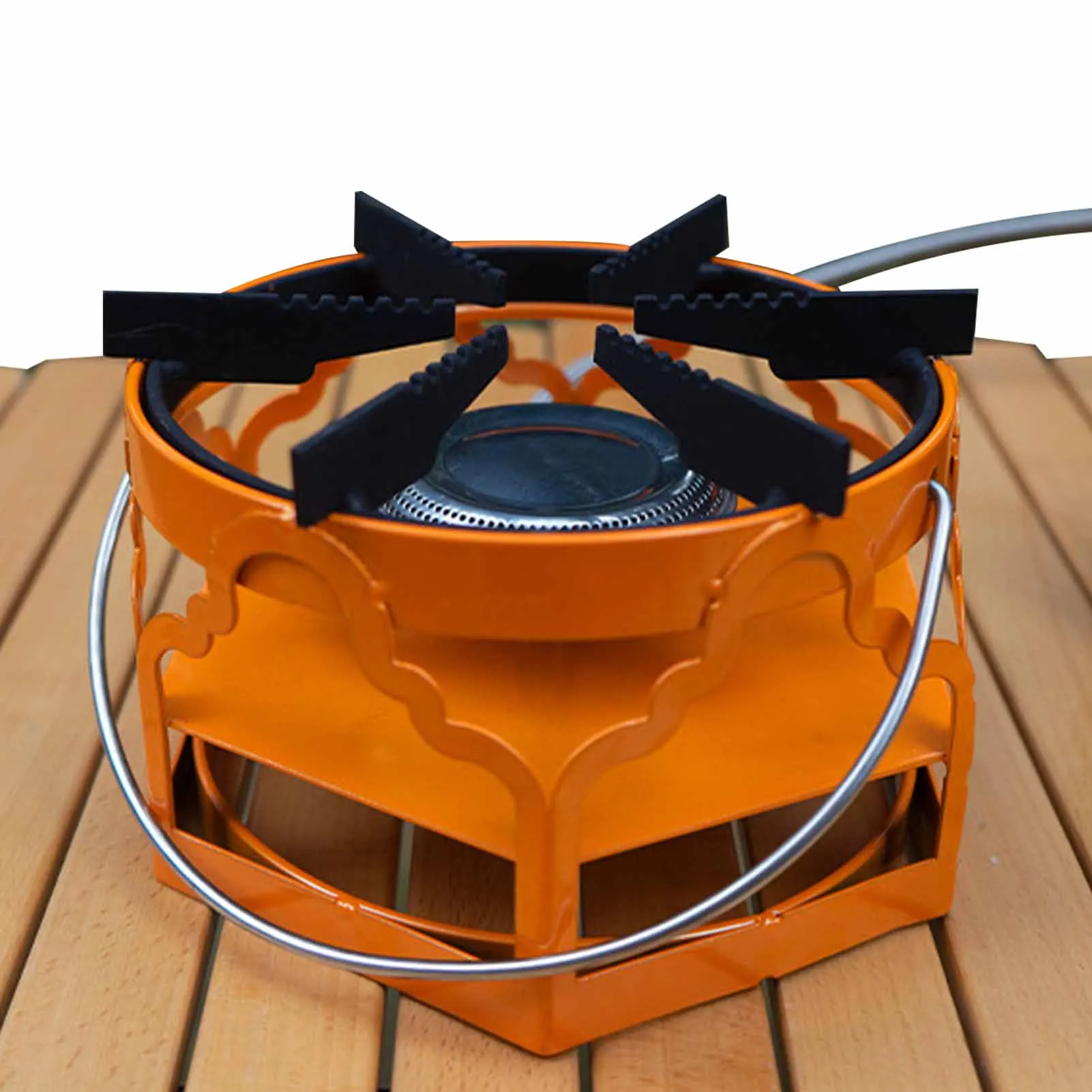 

Split Gases Stove Durable And Stable Outdoor Camping Gases Stove With Handle Split Burner With Handle Tank Gases Burner For