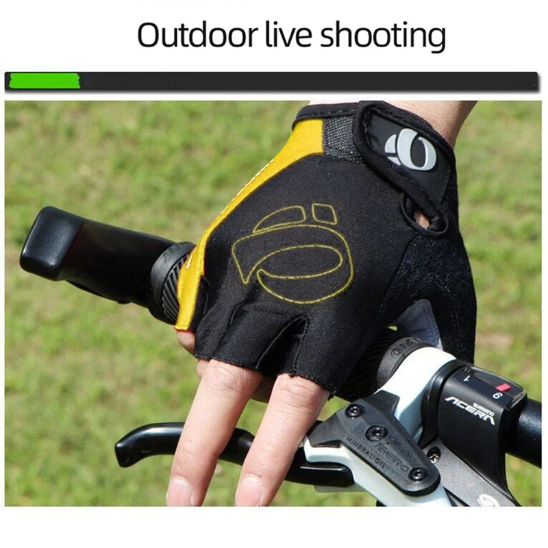 Outdoor cycling gloves half finger cycling gloves mountain bike short finger gloves