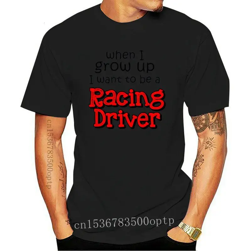 

Футболка мужская с надписью «I Want To Be Racings Driver»