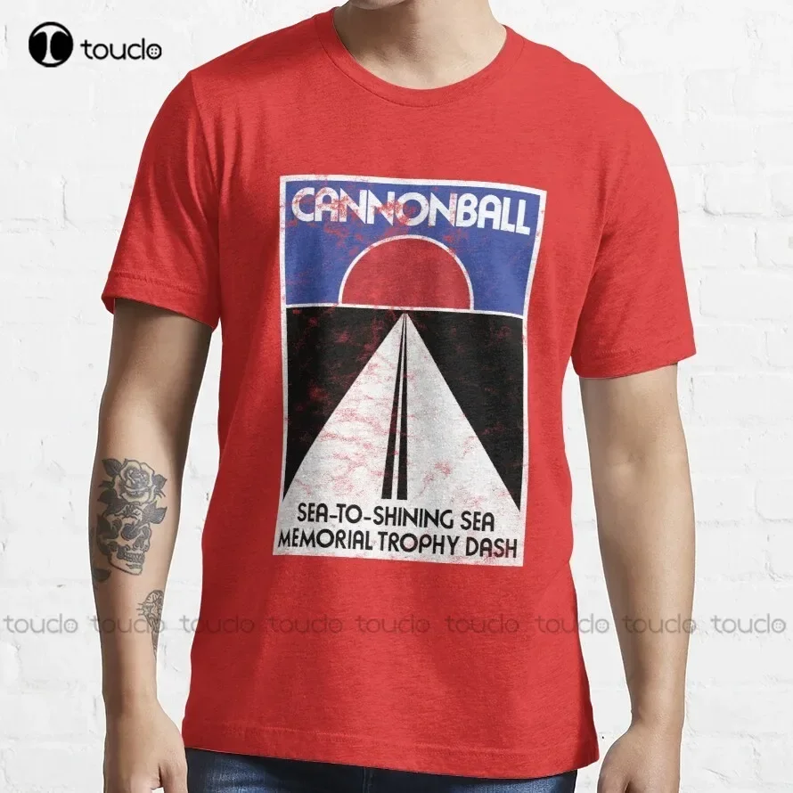 Фото Футболка Cannonball Run (Distressed) для женщин, мужская и женская одежда, футболка с цифровой печатью для взрослых и подростков, размеры XS-5XL, классическая футболка №1