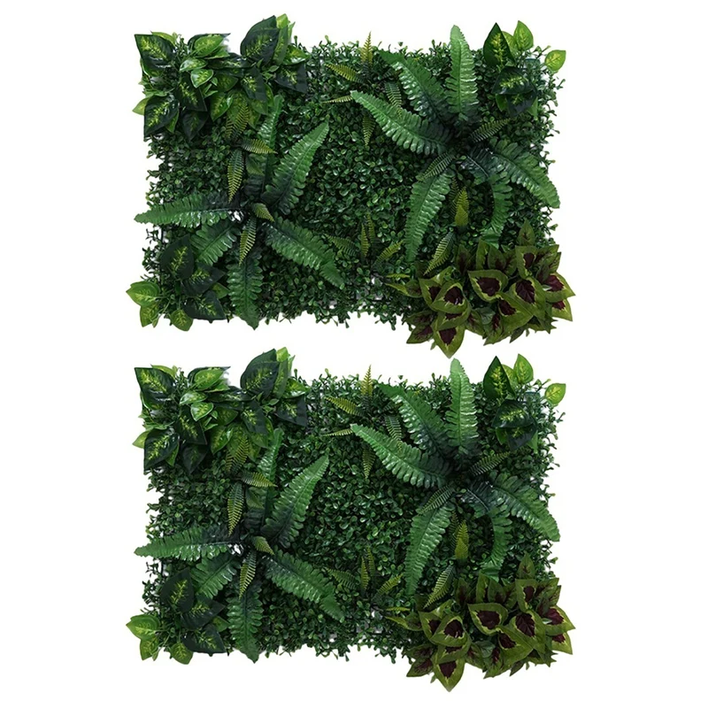 

2X Artificial Grass DIY Miniature Lawn, Garden Ornament, Green A