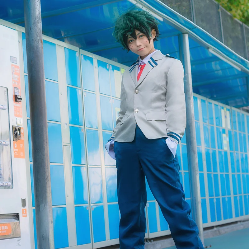 

Cosplay Suit My Hero Academia School Uniform Green Valley Liri Cosplay Suit