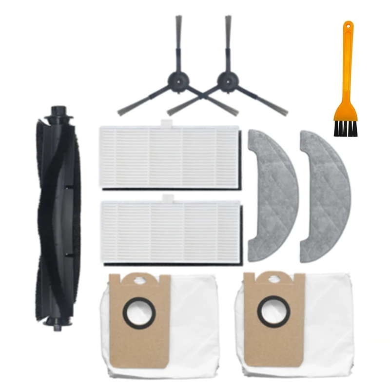 

Main Brush Side Brush Dust Bags Hepa Filter Mop Cloth Parts For XIAOMI VIOMI S9 Robot Vacuum Cleaner Accessories