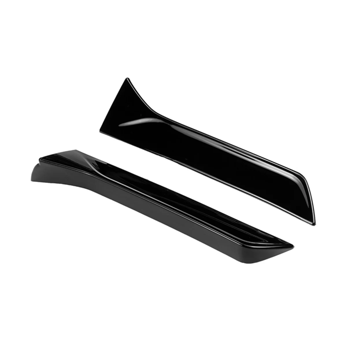 

For Bright Black Vertical Rear Window Side Spoiler Wing for 2013-2021 Auto Rear Window Mirror Tail Accessories