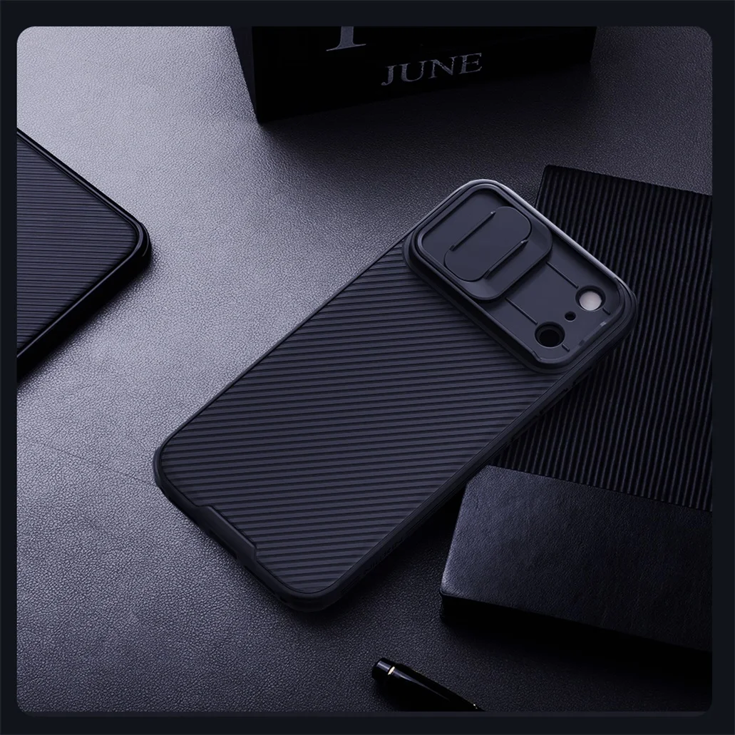 Чехол NILLKIN для iPhone 17 Pro Max  17 Pro CamShield Pro, противоударный защитный слайд-крышка для камеры для iPhone17  17 Air (art.: 3920d11db09bf) - 3920d11db09bf