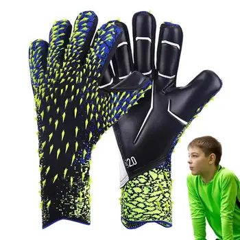 Kid Football Gloves Goalkeeper Gloves New Predator Keeper's Gloves Men Kids Goalie Children Football Training Gloves 1