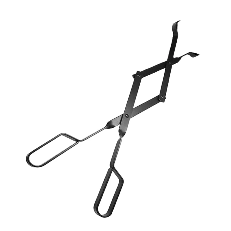 Щипцы для каминов 26-дюймовые сверхмощные камины из кованого железа и стали