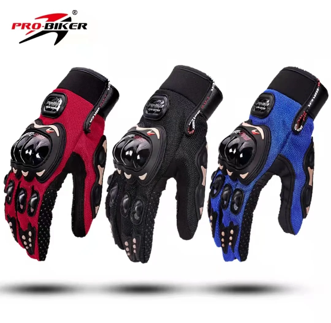 Перчатки мотоциклетные PRO Biker дышащие гоночные митенки для мотокросса мужчин и