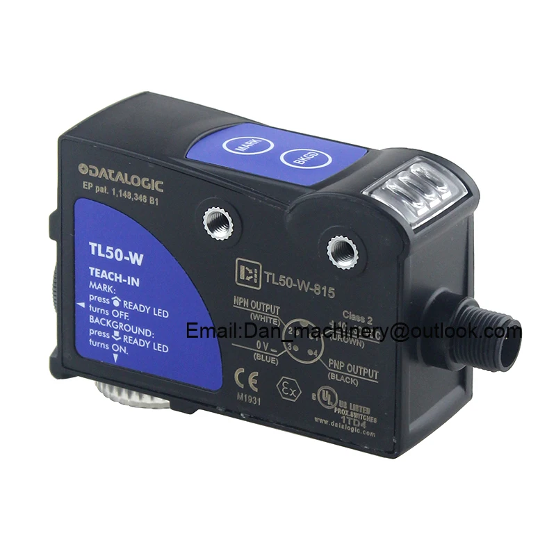 

Original Italy DATALOGIC TL50-W-815 Color sensor,Contrast sensor ,Photoelectric sensor