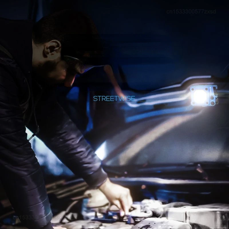 Светодиодный фонарик Xiaomi с брелоком яркий COB светильник зарядкой от USB рабочий