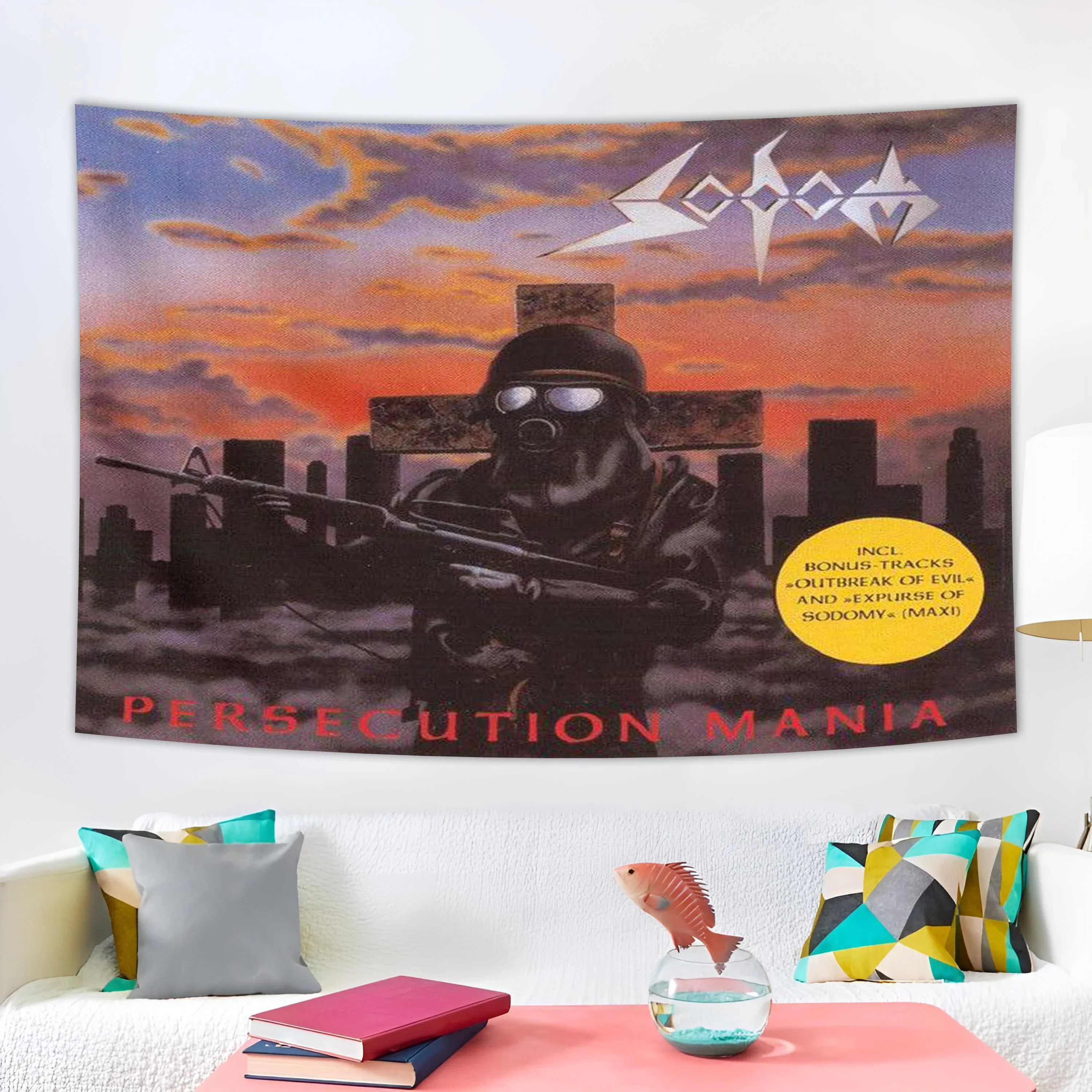 3x5ft немецкий рок-группа гобелен музыкальная певица код красные обложки альбома