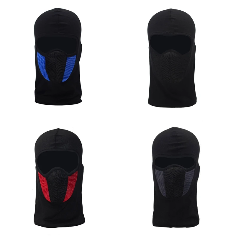 

4 Pieces Cycling Full Face Cover Balaclava Windproof Ski Mask Face Mask Designed With Breathing Holes For Adults