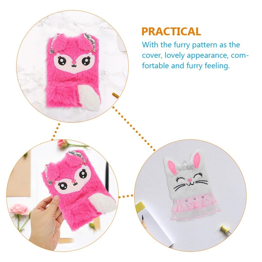 Миниатюрный блокнот с уникальной текстурой дневник в виде кролика пасхальный