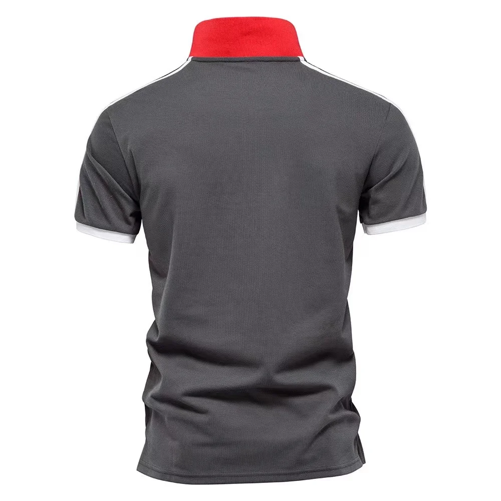 men's classical polo shirt Solide color shirts for man summer new collection men clothing luxury brand park stripe high quality |