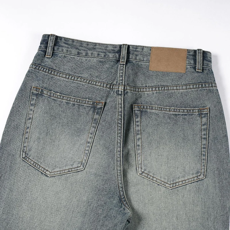 KSTUN потертые джинсы мужские рваные мотоциклетные джинсовые брюки в стиле хип-хоп