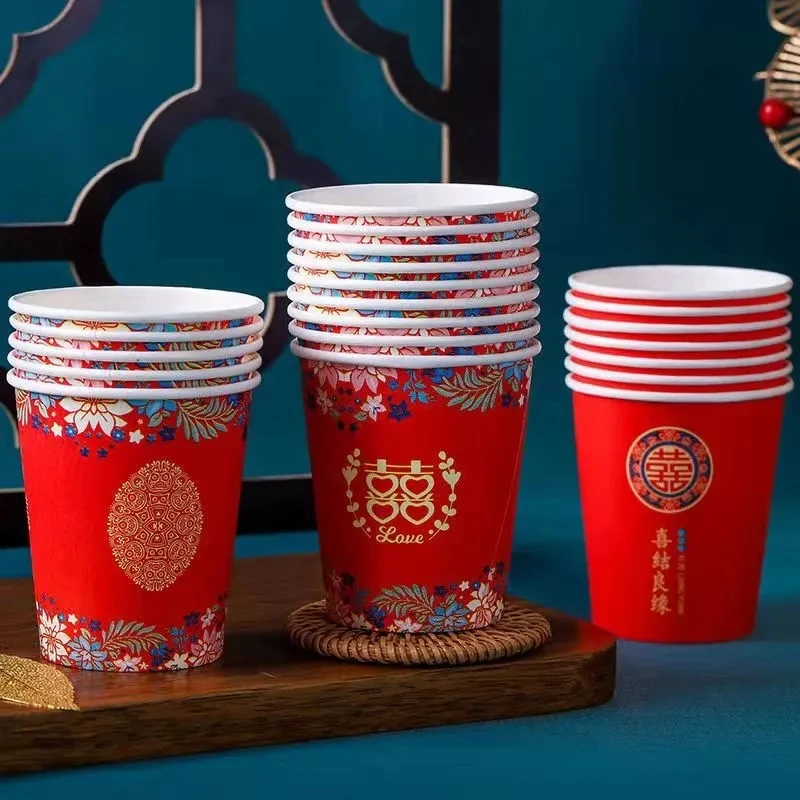 

100pcs/pack Disposable Paper Cups 2.5/4/7/8oz Kraft Paper Cups Coffee Milk Cup Paper Cup for Hot Drinking Party Supplies