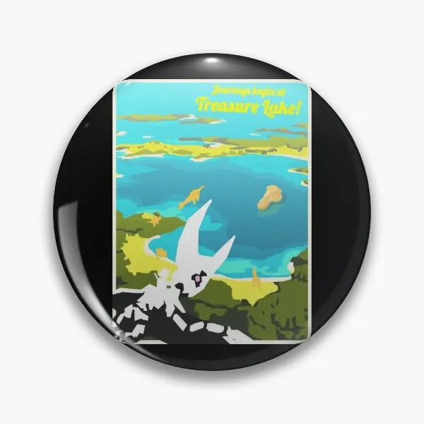 Значок на булавке с мягкими пуговицами посетите кладор озеро милый подарок для